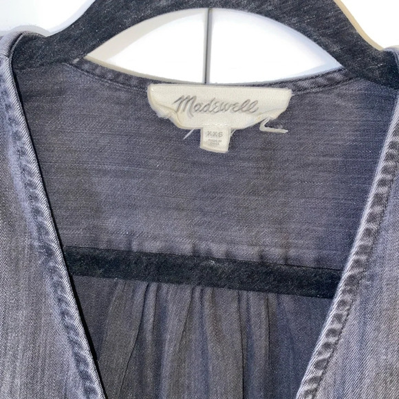 Madewell wrap denim shirt - Picture 2 of 5